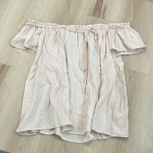 Pink off the shoulder top